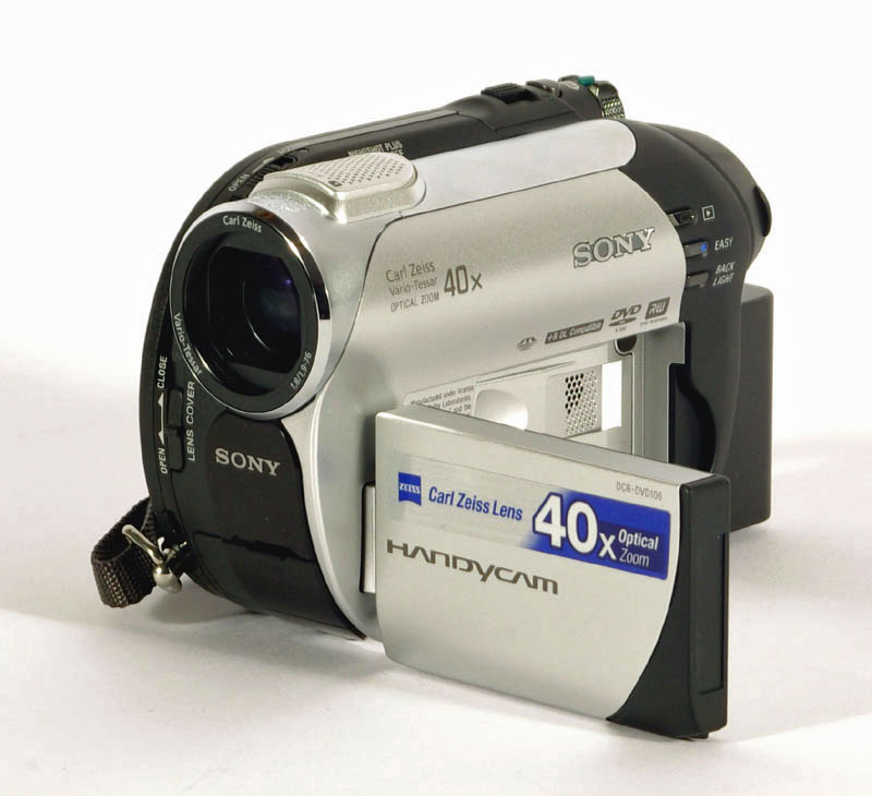 Page de la caméra Sony Handycam